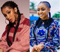 Rapper Cardi B and Akuapem Poloo