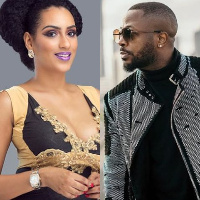 Juliet Ibrahim with Tunde Ednut