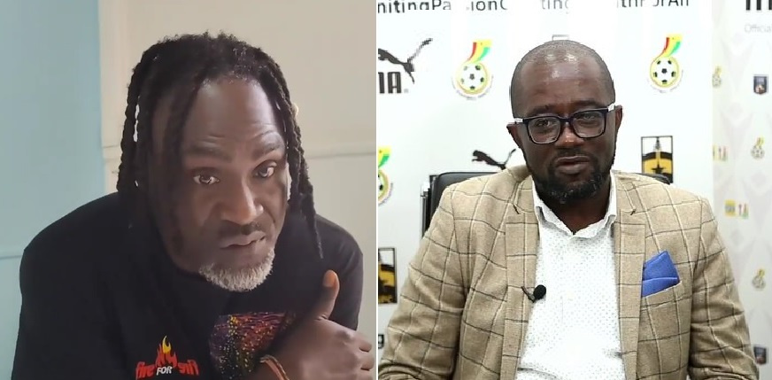 Countryman Songo and GFA President Kurt Okraku