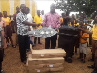 The presentation of the furniture was an outcome of the MCE's visit to some schools