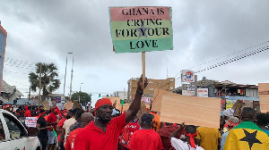 Plenti youth march in Accra to demand good govnance