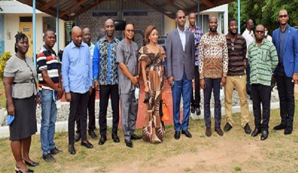 The Togolese Ambassador and others in a group photograph