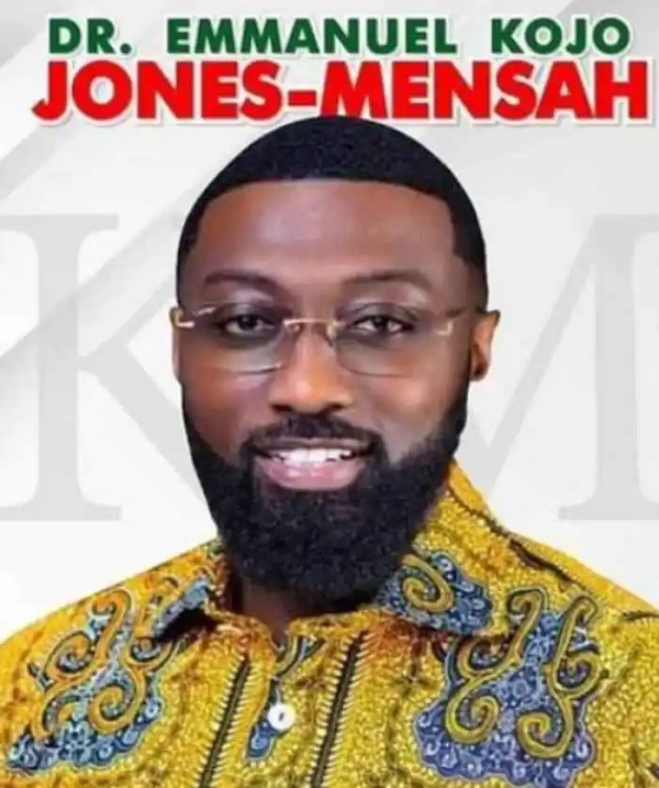 Aspiring MP for Keta Constituency, Emmanuel Jones Mensah