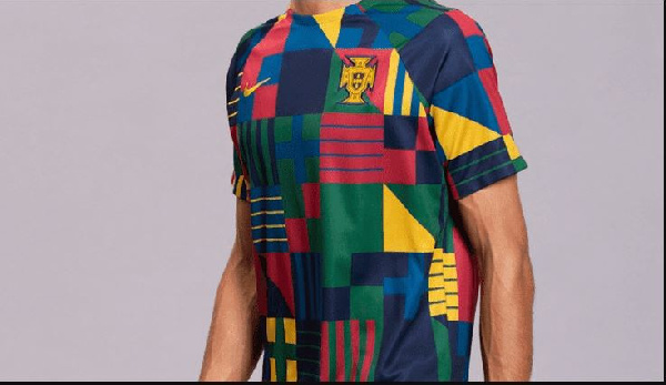 A photo of the new Portugal training kit