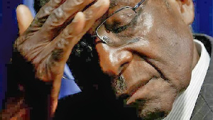 The beleaguered Zimbabwean outgoing President Robert Mugabe