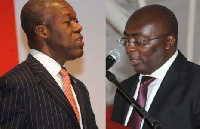 Vice President Amissah-Arthur(left) and Dr. Mahamudu Bawumia(right)