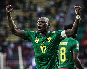 Captain of the Indomitable Lions of Cameroon, Vincent Aboubakar