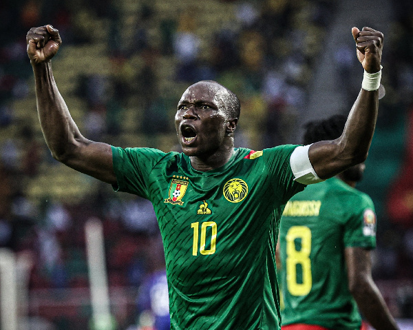 Captain of the Indomitable Lions of Cameroon, Vincent Aboubakar