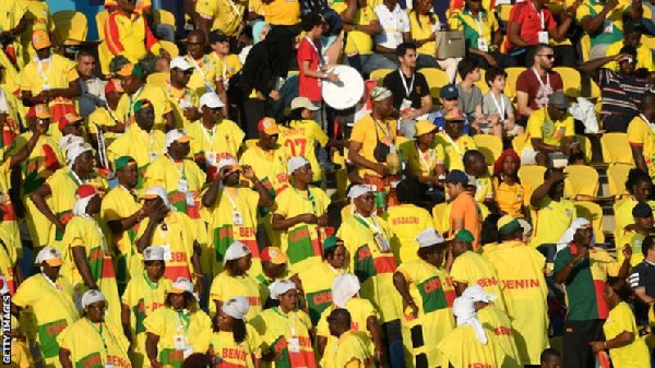 The Benin supporters were out in full force in Ismaila