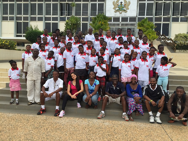 National Camp for girls at the Accra Sports Stadium