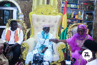 Chief Imam Sheikh Osmanu Nuhu Sharabutu  and Emma Adwoa Appiaa