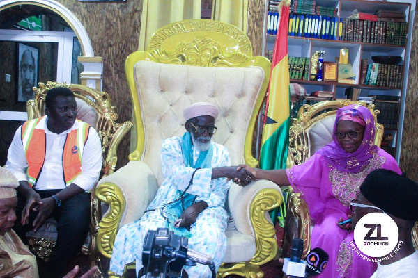 Chief Imam Sheikh Osmanu Nuhu Sharabutu  and Emma Adwoa Appiaa