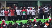 The NDC held its fourth Unity Walk at Tarkwa in the Western Region on November 25, 2017