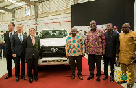 Akufo-Addo, others when he launched Toyota, Suzuki vehicle assembly plant in Ghana