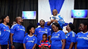 The idea was the initiative of Azigiza Junior himself a strong Chelsea fan