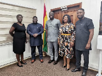 The Ghana Post led by Bice Osei Kuffour paid the courtesy call on 10th November 2021