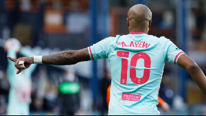 Ayew was on target for Swansea