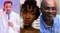 Nigel Gaisie, Ebony Reigns and Kennedy Agyapong