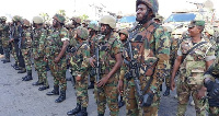 Some officers of the Ghana Armed Forces