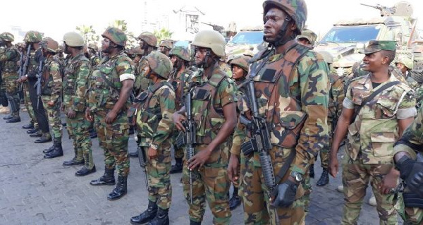 Some personnel of the Ghana Armed Forces