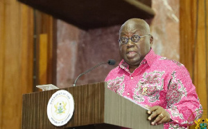 President Akufo-Addo said the project will help address poor farming practices