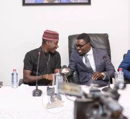 Zylofon Media boss Nana Appiah Mensah and Stonebwoy