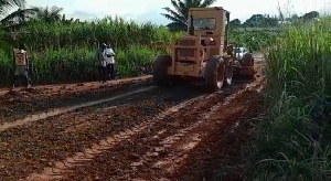 Korase deplorable road under construction