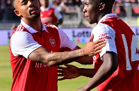 Gabriel Jesus with Eddie Nkansah