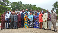 Participants in a group photograph