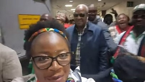 Mahama At Airport In Toronto