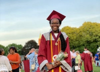 Verda Tetteh during her graduation