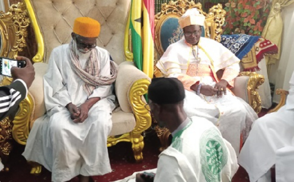 Sheikh Usmanu Nuhu Sharubutu and Prophet Nazareth Ansah Jamson advocated for peace