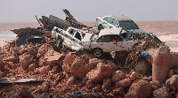 Dam burst for Libya city of Derna, wipe out one quarter of di city during one heavy storm