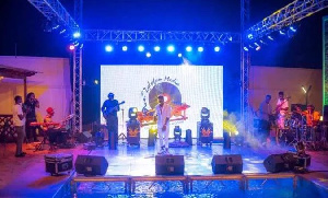 Shatta Wale's Faith Concert was held inside his mansion in East Legon-Accra