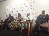 Madam Shirley Ayorkor Botchwey (3rd from right) in a group photograph