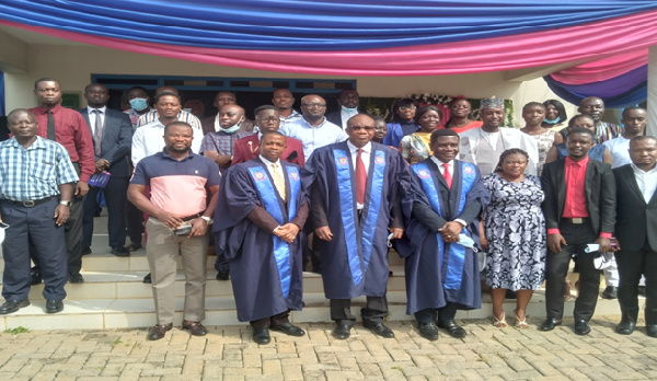 A photo of the CSIR College of Science and Technology matriculation ceremony