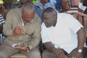 Mahama With Julius Debrah