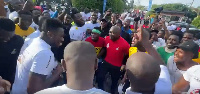 Asamoah Gyan entertains Ghana legends with hot jama at walk for Black Stars