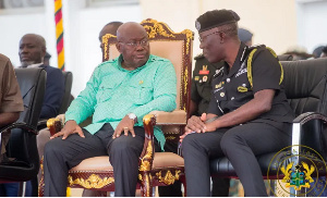 President Akufo-Addo with IGP Dampare