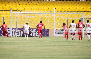 Asante Kotoko and Hearts of Oak scored their penalty kicks