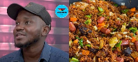 OB Amponsah says Ghana makes the best jollof. Food credit: Menscook