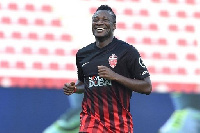 Asamoah Gyan scored his first goal in a competitive match for Turkish side Kayserispor