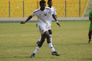 Deputy captain of Inter Allies Hashim Musah