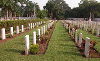 The project was commenced 2 years ago as an extension of the current military cemetery at Osu