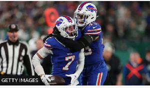 The Buffalo Bills are top of the AFC East