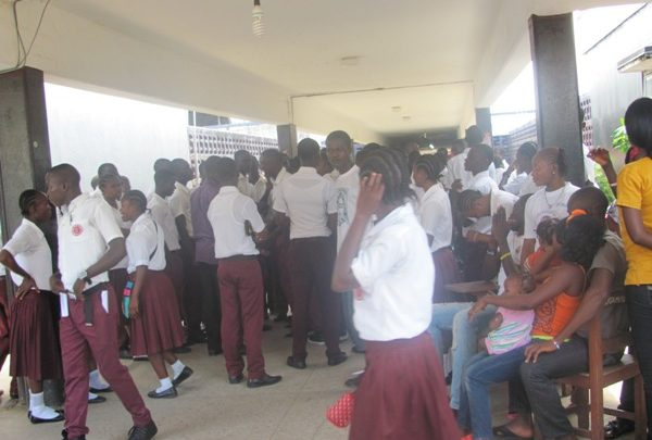 School children in Liberia