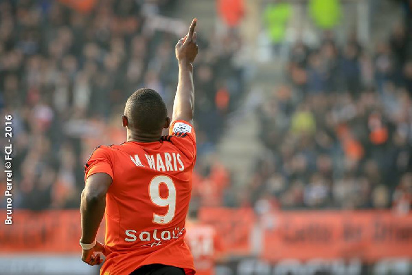 Majeed Waris scored for Lorient against Angers