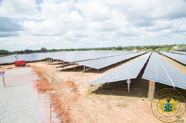 The 6.5-megawatt solar power plant