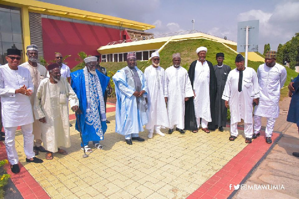 Vice President, Dr. Mahamudu Bawumia held a breakfast prayer meeting with Muslim leaders today