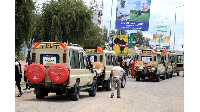 Local tourists in Nanyuki town headed for northern Kenya in October 2020. PHOTO | FILE | NMG